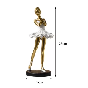 Ballet Dancer Resin Figurine - Image 6