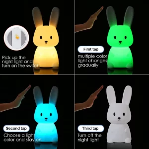 Cute Bunny Lamp For Kids - Image 2