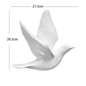 European White Three-dimensional Bird - Image 19