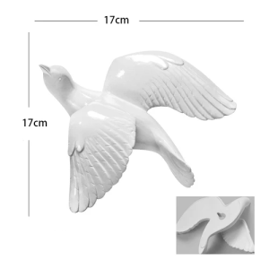 European White Three-dimensional Bird - Image 20