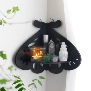 Crystal Wall Shelf Wooden Butterfly - Image 8