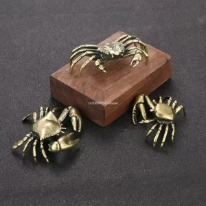 Pure Brass Crab Figurines - Image 3