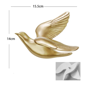 European White Three-dimensional Bird - Image 17