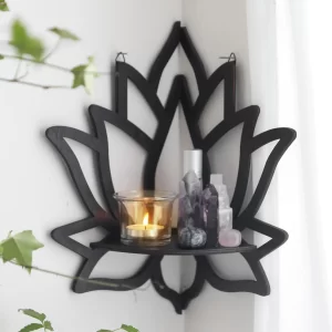 Crystal Wall Shelf Wooden Butterfly - Image 7