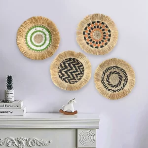 Moroccan Style Grass Woven Wall Decor - Image 2