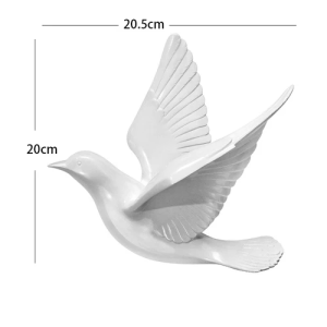 European White Three-dimensional Bird - Image 18