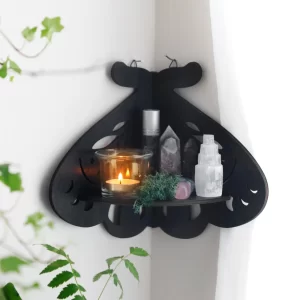 Crystal Wall Shelf Wooden Butterfly - Image 3