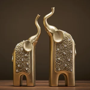 Resin Elephant Ornaments - Image 4